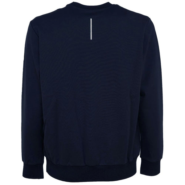 People Of Shibuya Sleek Navy Technical Fabric Crewneck