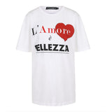 Dolce & Gabbana Elegant White Cotton Tee with Brand Print