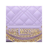 Love Moschino Chic Purple Faux Leather Shoulder Bag