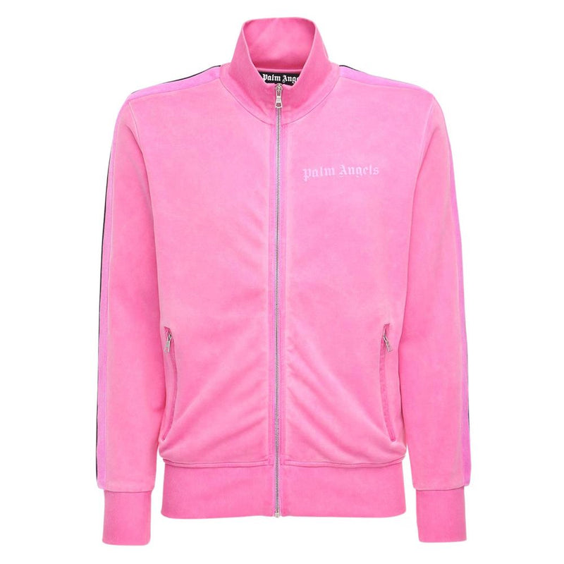 Palm Angels Elegant Pink Nylon Turtleneck Jacket