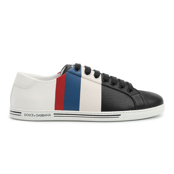 Dolce & Gabbana Multicolored Calfskin Low Sneakers