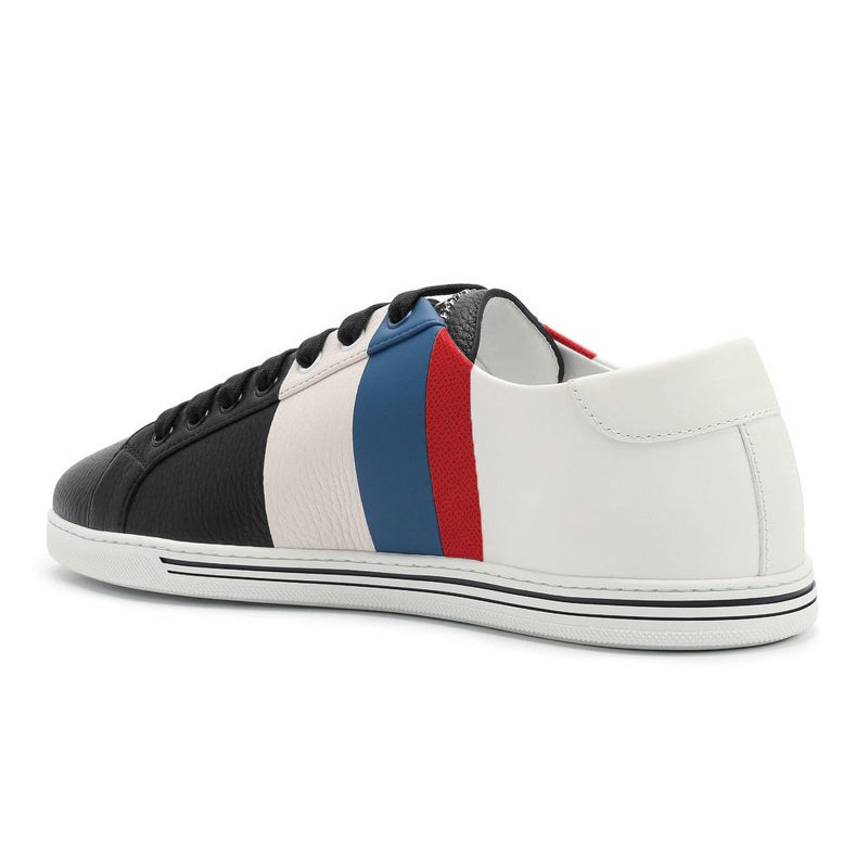 Dolce & Gabbana Multicolored Calfskin Low Sneakers