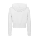 Imperfect Dazzling Rhinestone Logo White Hoodie