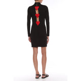 Love Moschino Black Cotton Women Dress