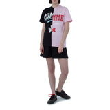 Comme Des Fuckdown Pink Cotton Women T-Shirt