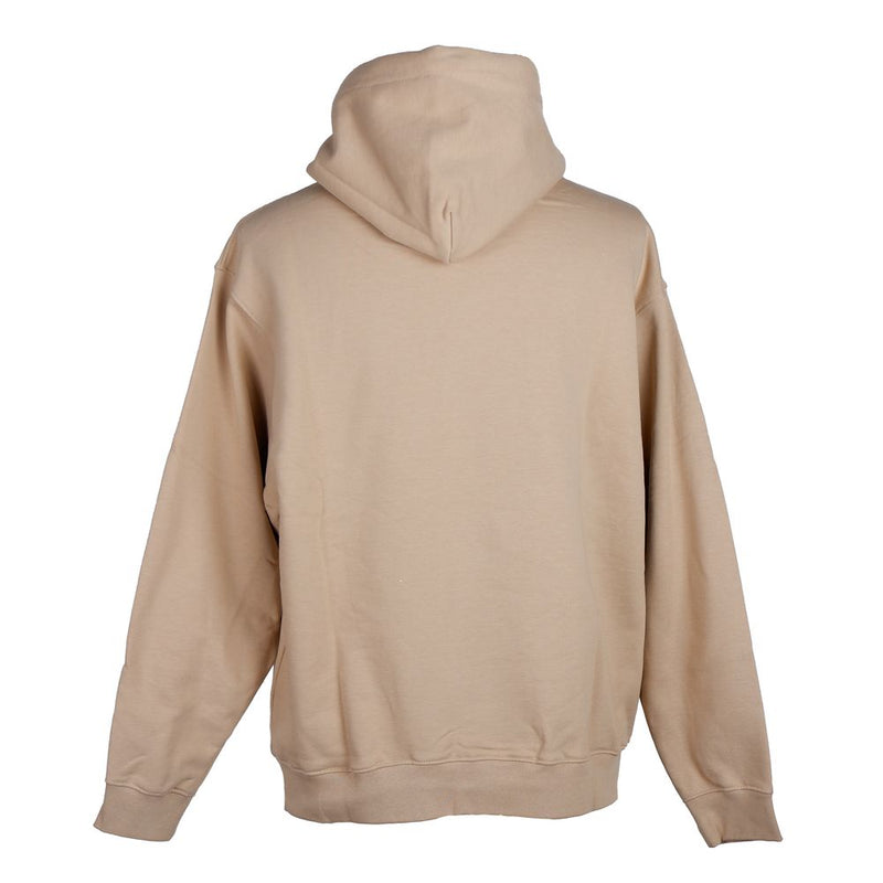 Comme Des Fuckdown Beige Graphic Hooded Sweatshirt