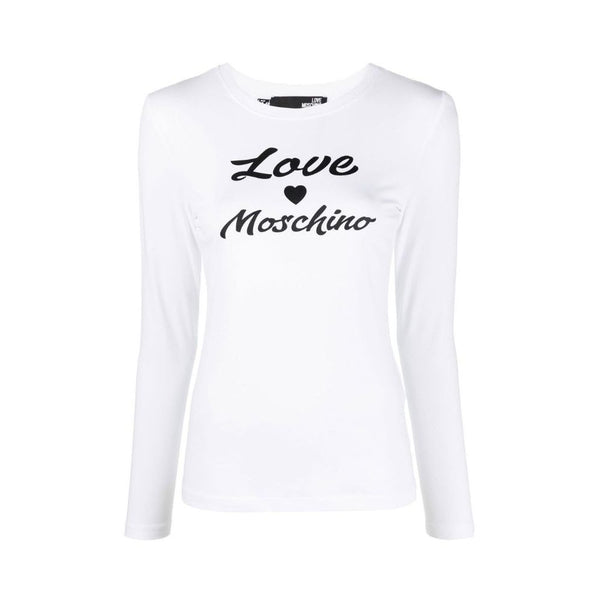 Chic Logo Cotton Tee by Love Moschino