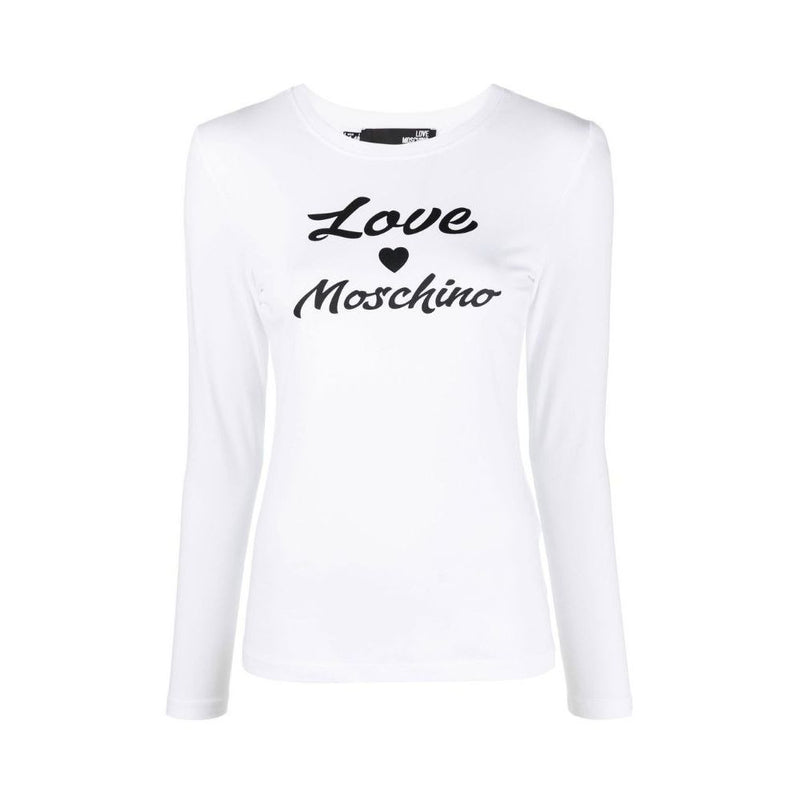 Chic Logo Cotton Tee by Love Moschino