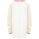 MM6 Maison Margiela Elegant White Cotton Sweater for Women