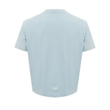 Armani Exchange Light Blue Cotton Tee for the Modern Man