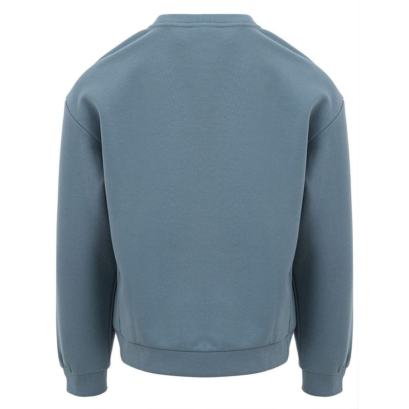 EA7 Emporio Armani Chic Blue Polyester Sweater by EA7