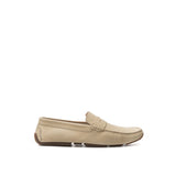 Bally Elegant Beige Leather Loafers for Men