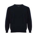 Colombo Elegant Cashmere Blue Sweater for Men