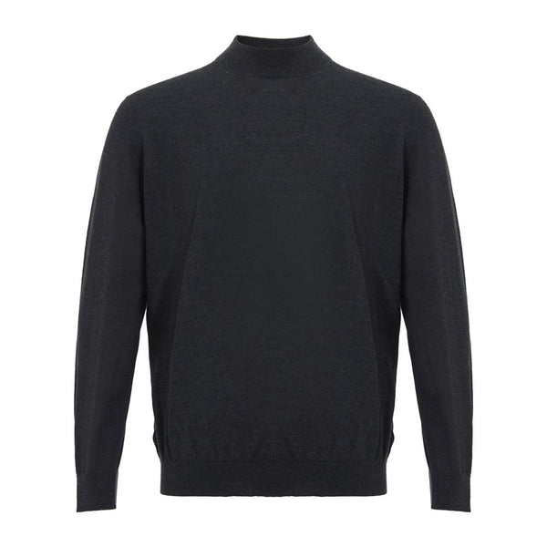 Colombo Elegant Gray Cashmere Sweater for Men