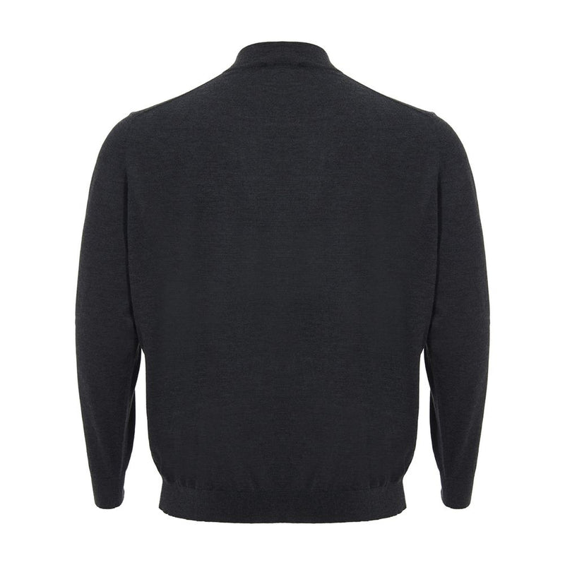 Colombo Elegant Gray Cashmere Sweater for Men