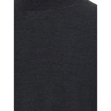 Colombo Elegant Gray Cashmere Sweater for Men