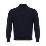 Colombo Elegant Cashmere Blue Sweater for Men