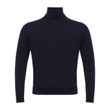 Colombo Elegant Cashmere Men's Blue Sweater