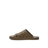 Bottega Veneta Elevated Elegance in Brown Cotton Sandals