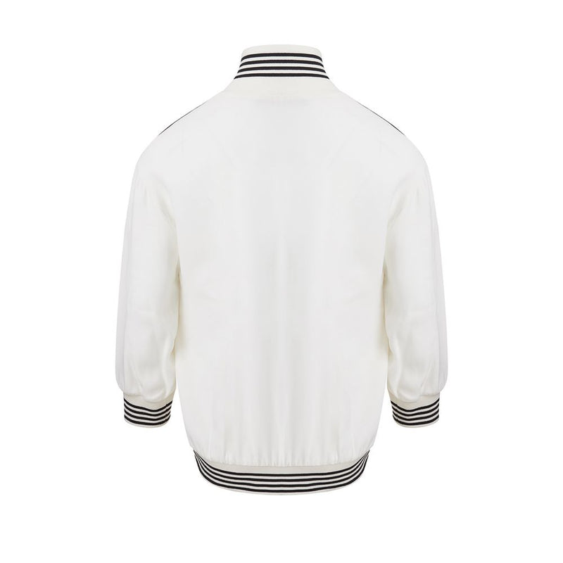 Dolce & Gabbana Elegant Cotton Knit White Sweater