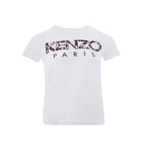 Elegant White Cotton Kenzo T-Shirt