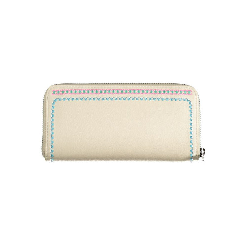 Desigual White Polyethylene Wallet