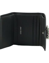 Jimmy Choo Black Leather Card Holder Wallet