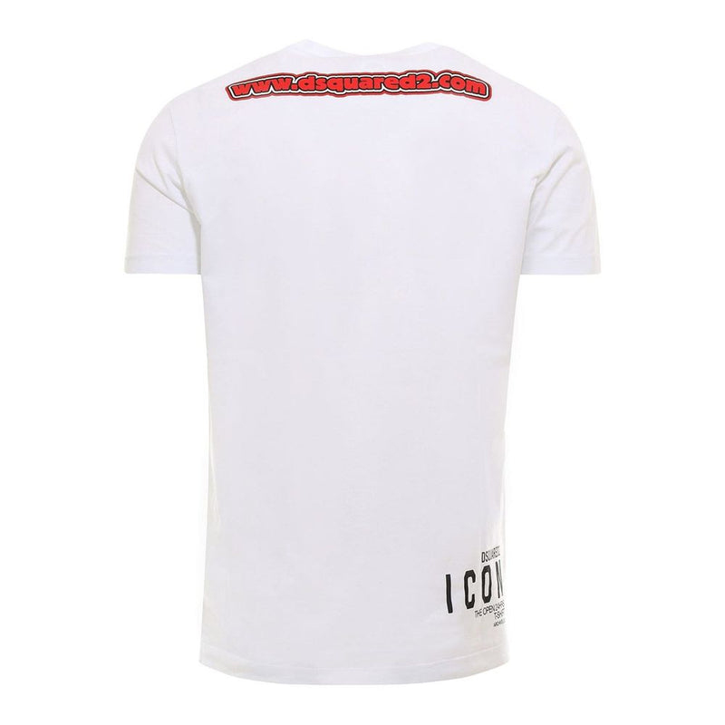 Dsquared² Elevated White Cotton Roundneck T-Shirt