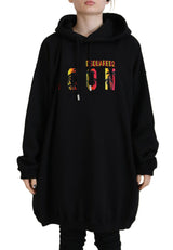 Dsquared² Black Mini Icon Cotton Hoodie Sweatshirt Sweater