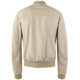 Dolce & Gabbana Beige Leather Di Lambskin Jacket