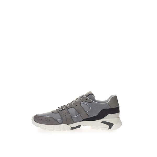 Lardini Elegant Gray Suede Sneakers for Men