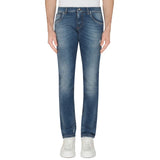 Dolce & Gabbana Blue Cotton Jeans & Pant