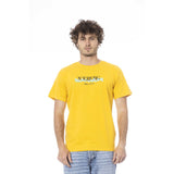 Iceberg Yellow Cotton Men T-Shirt