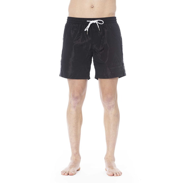 Iceberg Black Polyester Men Swim Short