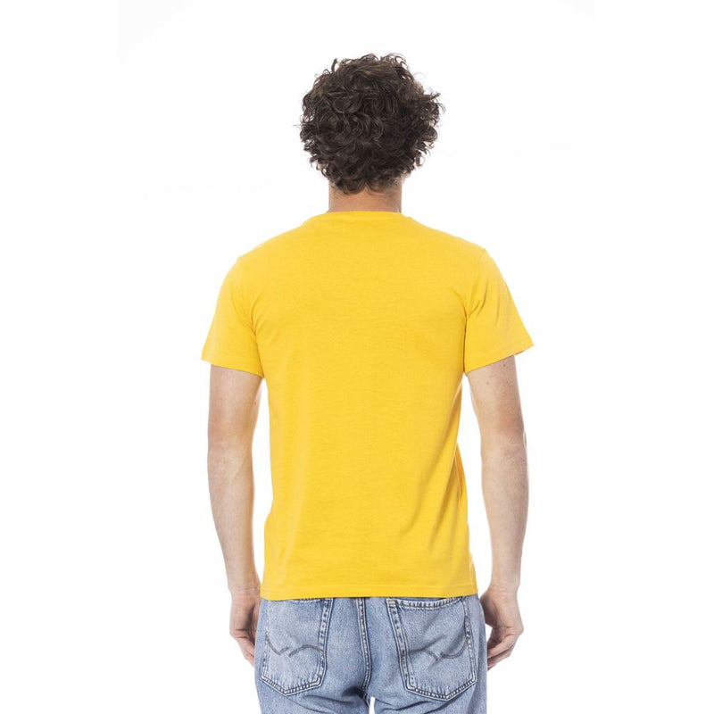 Iceberg Yellow Cotton Men T-Shirt