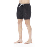 Iceberg Black Polyester Men Swim Short