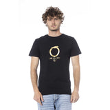 Trussardi Beachwear Black Cotton Men T-Shirt