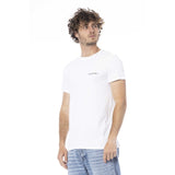 Trussardi Beachwear White Cotton Men T-Shirt