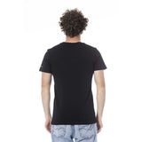 Trussardi Beachwear Black Cotton Men's T-Shirt