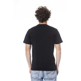 Cavalli Class Black Cotton Men T-Shirt