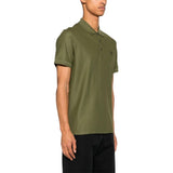 Burberry Green Cotton Polo Shirt