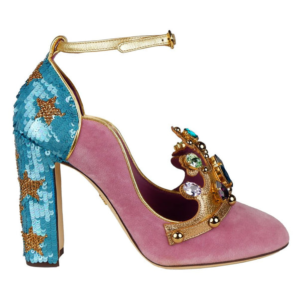 Dolce & Gabbana Multicolor Cotton Sandal