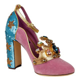 Dolce & Gabbana Multicolor Cotton Sandal