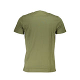 Cavalli Class Green Cotton T-Shirt