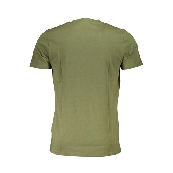 Cavalli Class Green Cotton T-Shirt