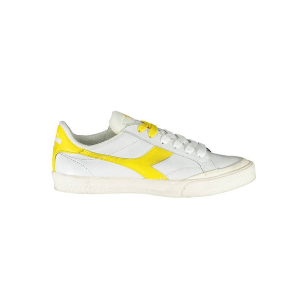 Diadora White Fabric Sneaker