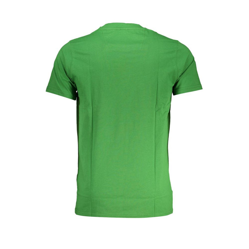 Cavalli Class Green Cotton T-Shirt