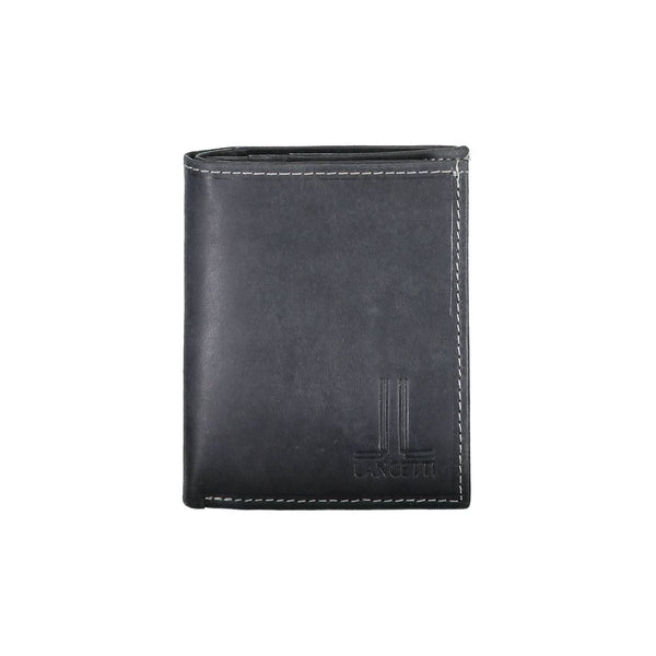 Lancetti Black Leather Wallet