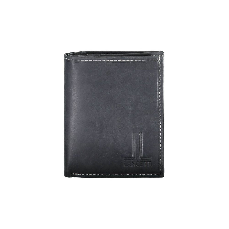 Lancetti Black Leather Wallet