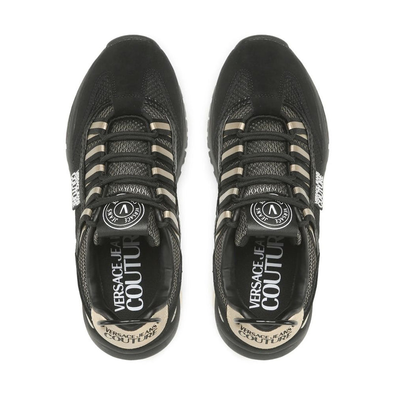 Versace Jeans Black Nylon Sneaker